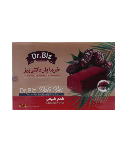 خرما بار طبیعی دکتر بیز