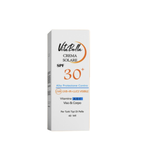 کرم ضدآفتاب spf30 بی رنگ حجم ۴۰ml ویتابلا