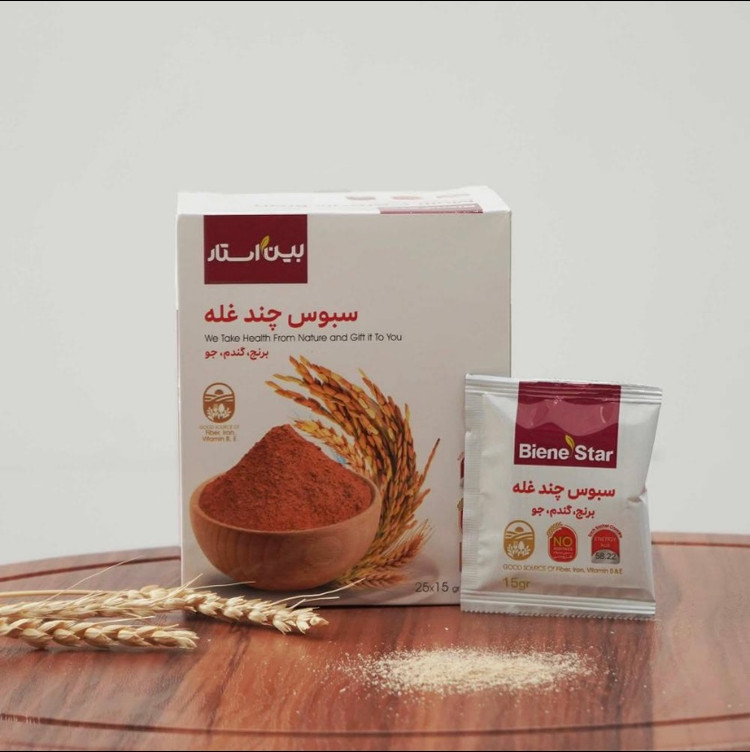سبوس چند غله ۲۵عددی ستین