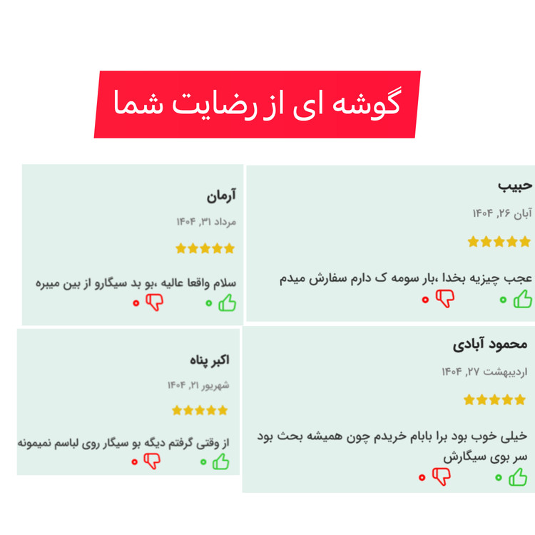 اسپری بوگیر سیگار ۵۰ml نانوسان